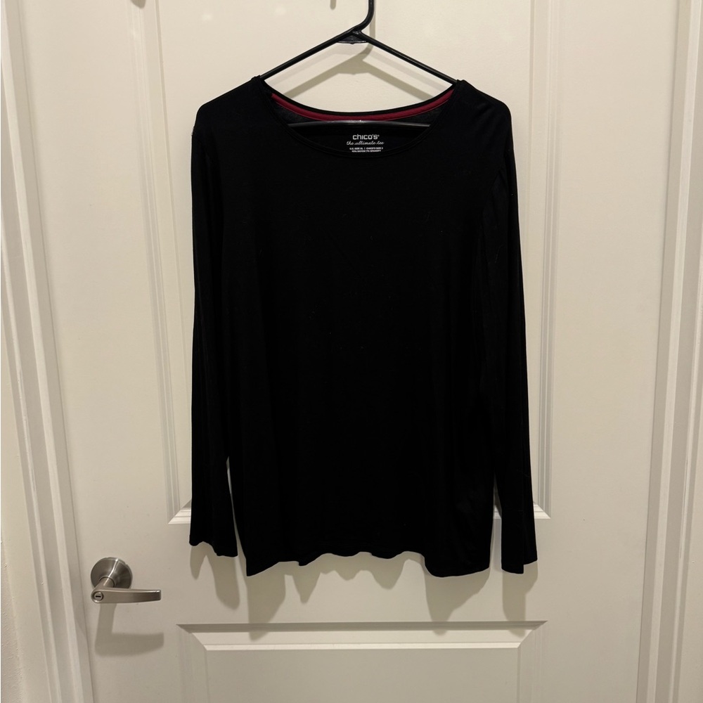 Chico's Black Ultimate Tee